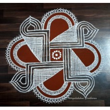 PADI KOLAM WITH 9-9 DOTS